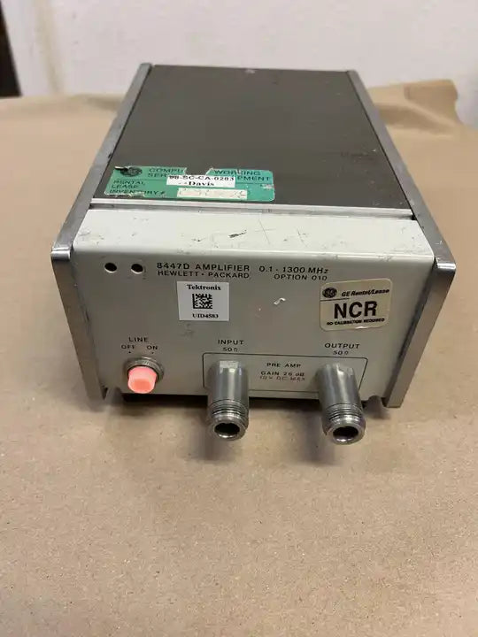 HP Agilent 8447D 1.3GHz Solid State Preamplifier with opt. 010