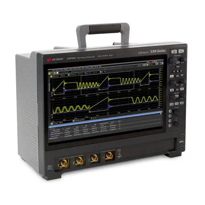 Keysight EXR104A Infiniium EXR Series Oscilloscope: 1 GHz, 4 channels Maximum memory depth 1.6 Gpts