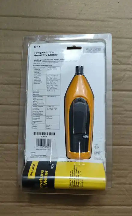 Fluke 971 Temperature Humidity Meter Quick-response Capacitance Sensor IAQ