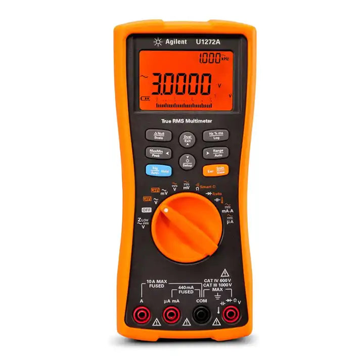 Keysight  With features such as 30K counting, IP54 waterproof and dustproof  U1272A handheld digital multimeter