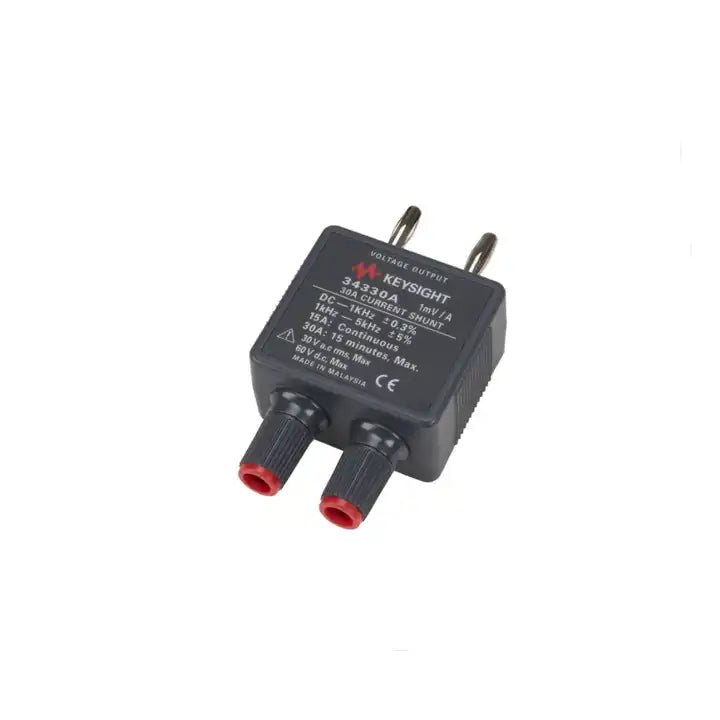Keysight 34330A 30A shunt Current range: 15A continuous current