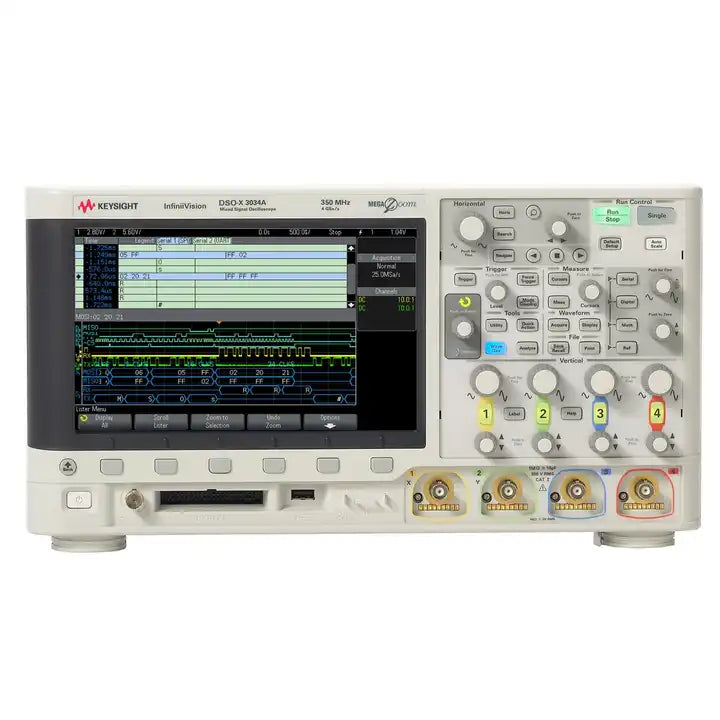 Keysight DSOX3034A Oscilloscope: 350 MHz, 4 channels