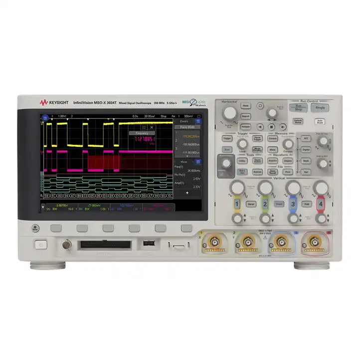 Keysight MSOX3034A Mixed Signal Oscilloscope: 350 MHz, 4 analog and 16 digital channels