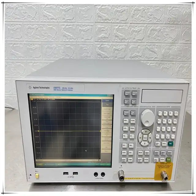 Used Agilent E5071A Network analyzer 300kHz~8.5GHz E5071C spectrum analyzer