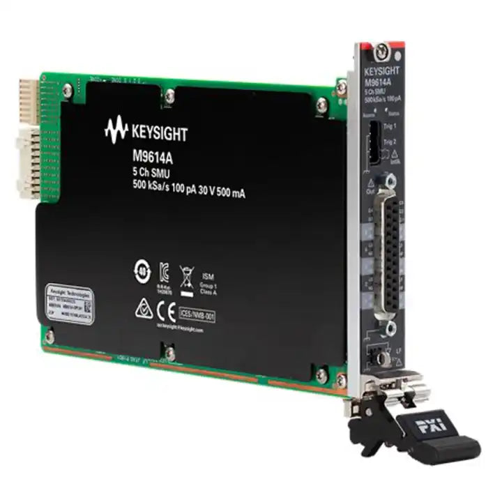 Keysight Module Keysight M9614A PXIe 5-channel SourceMeter module 500 kSa/s 100 pA 30 V ...