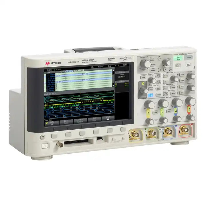 Keysight Channel Models Keysight MSOX3034A Mixed Signal Oscilloscope: 350 MHz, 4 analog and 16 ...