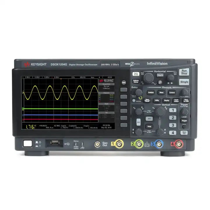 Keysight DSOX1204A Oscilloscope: 70/100/200 MHz, 4 analog channels