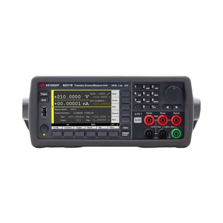 Keysight B2911B Precision Source / Measure Unit, 1-Channel, 10 fA Resolution, 210 V, 3 A DC / 10.5 A Pulse