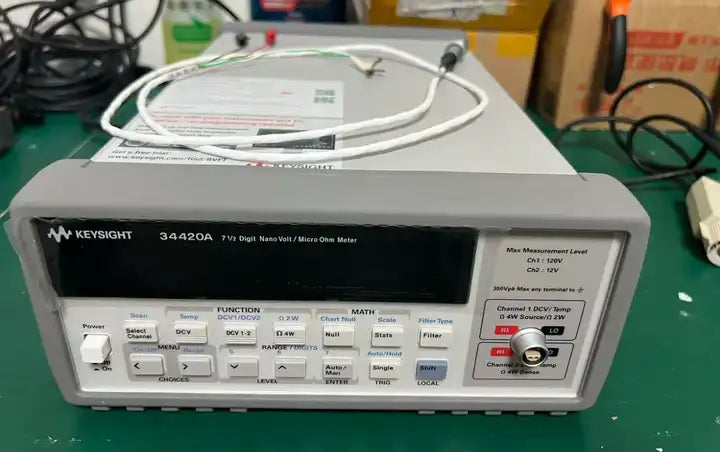 HP Agilent Keysight 34420A 7 1/2 bit nanovolt/Appearance new