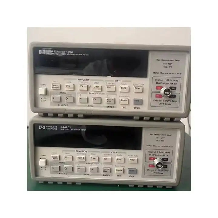 Manufacturers Direct Sales HP / Agilent Keysight 34420A 7 1/2 Digit Nano Volt / Micro Ohm Meter