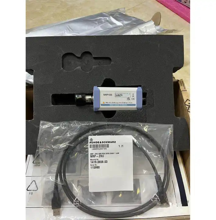 Rohde & Schwarz NRP18S 10MHz-18GHz 3-Path Diode Power Sensor with NRP-ZKU