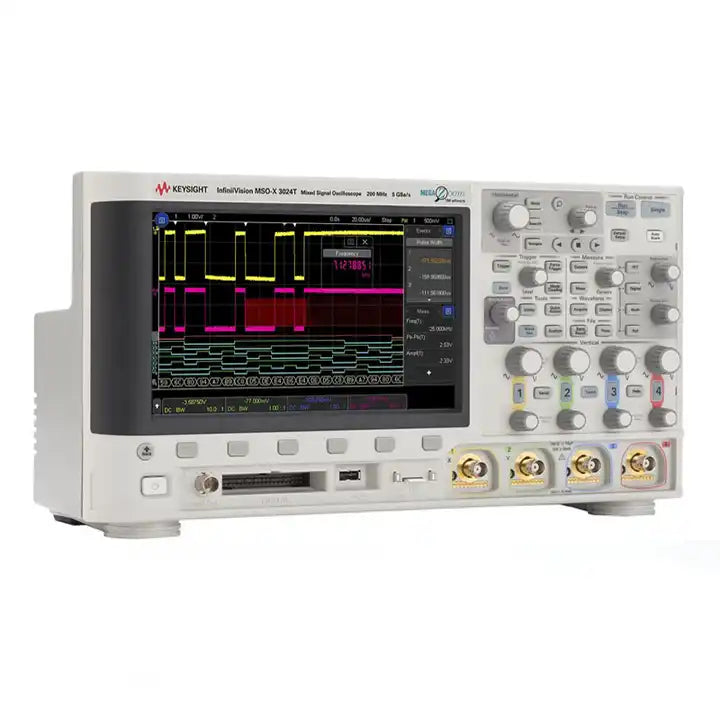 Keysight  Bandwidth 200 MHz 4 analog channels 16 digital  MSOX3024T mixed signal oscilloscope