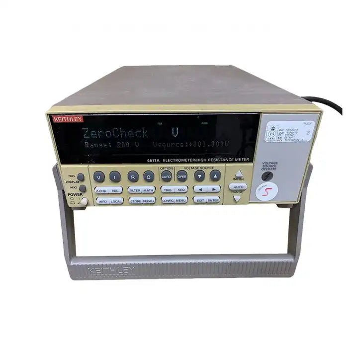 KEITHLEY 6517A Electrostatic Meter Enables Accurate High Impedance and Low Current Measurements