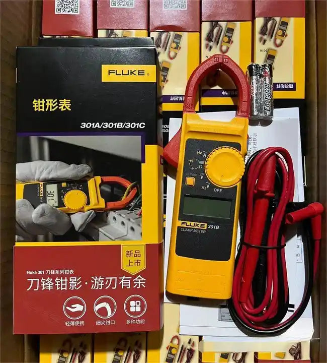 Fluke 301B/APC Clamp Meter AC/DC 60A/600A New