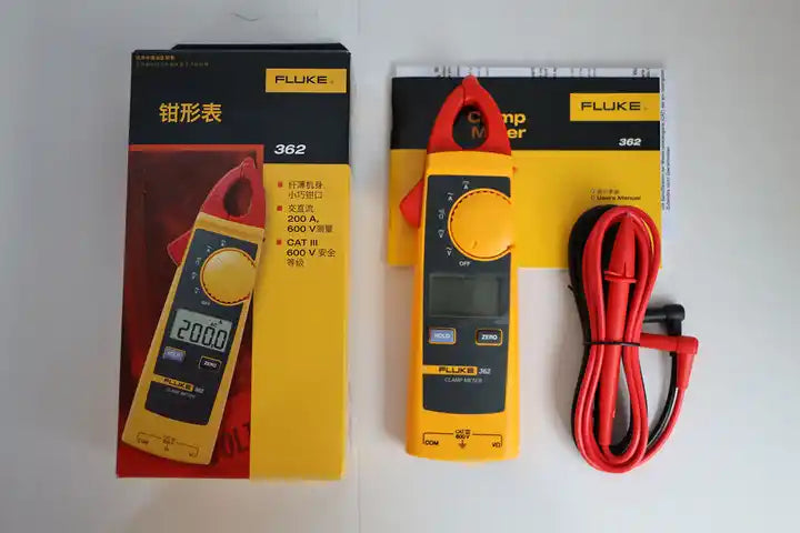 Fluke 362 Handheld Digital Clamp Meter AC/DC Current Voltage 200A 600V 18mm Jaw
