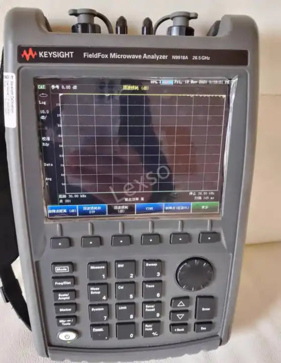 Used Agilent Keysight N9918A FieldFox 26.5 GHz RF Cable Antenna Combination Analyzer