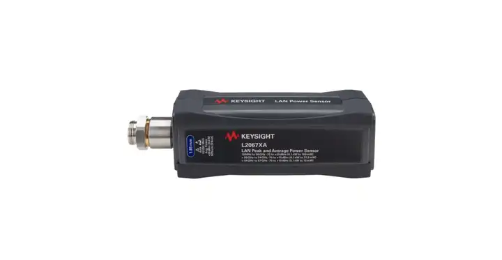 keysight L2067XA 10 MHz to 67 GHz LAN Wide Dynamic Range Peak and Average Power Sensor