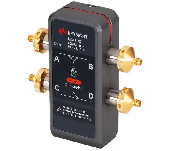 Keysight N4433D RF Electronic Calibration Module (ECal), DC/300 KHz to 26.5 GHz, 4-ports