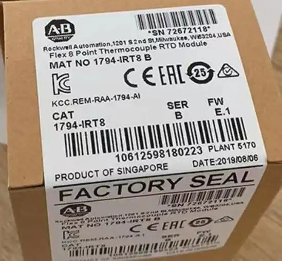 1794-IRT8  Flex 8 Point Thermocouple RTD Module  1794-IRT8