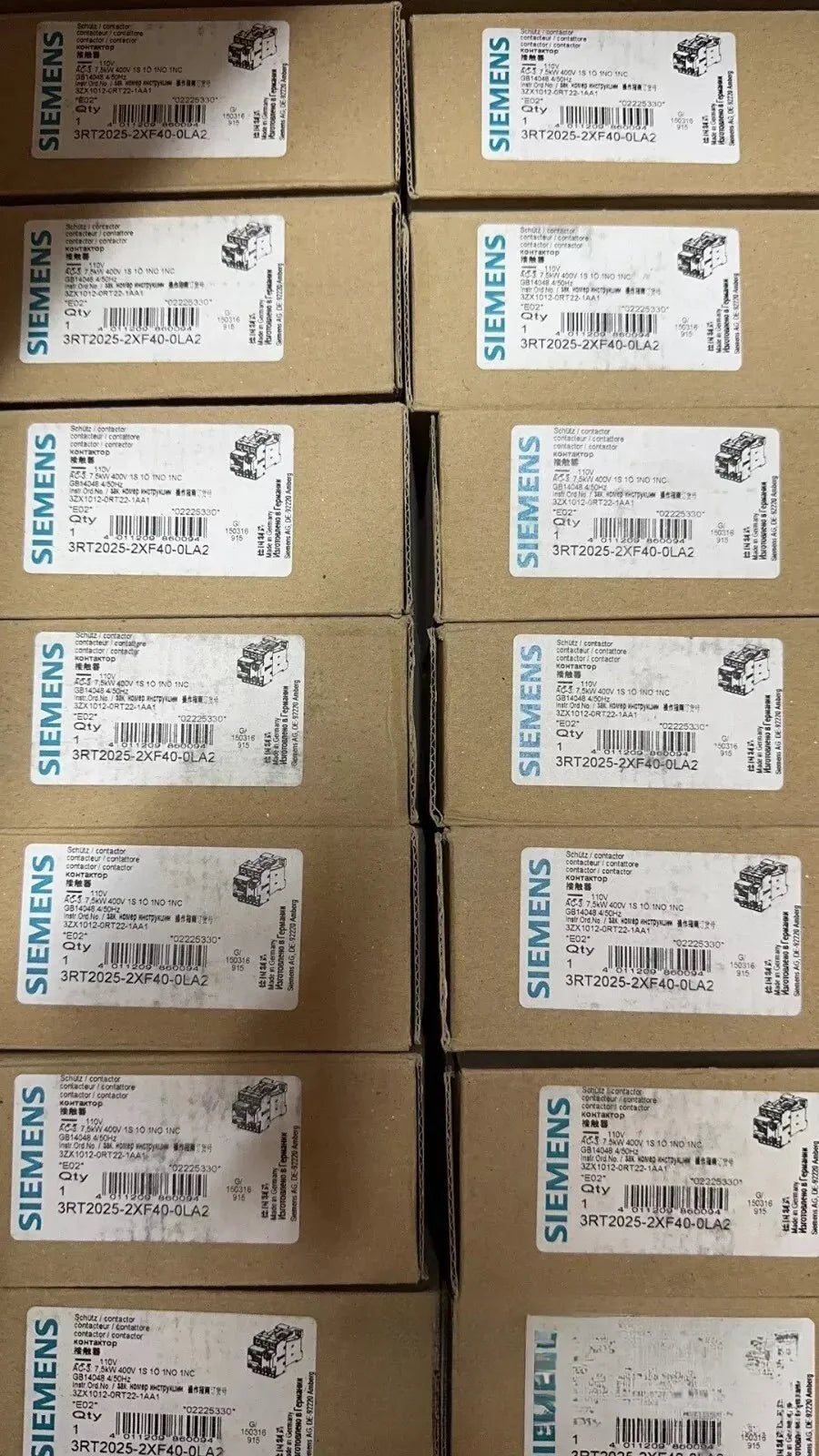 1 PC NEW 3RT2025-2XF40-0LA2 Contactor