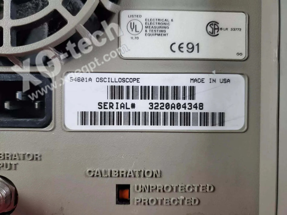 HP / Agilent / Keysight 54601A 3220A04348 Digital Oscilloscope, 4 Channels