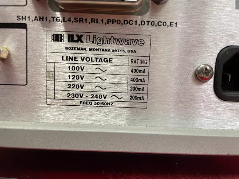 ILX Lightwave OMM 6810B Optical Power and Wavelength Meter 8103688