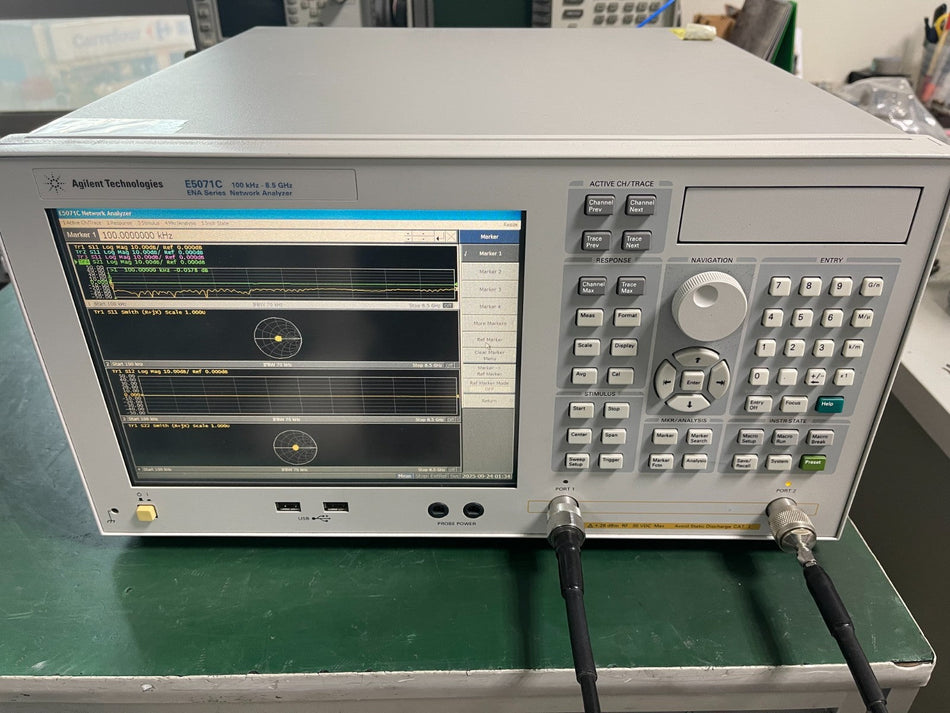 Agilent E5071C ENA RF Network Analyzer 100kHz–8.5GHz