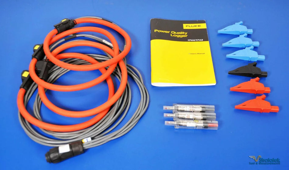 Fluke 1744 Power Quality Logger 3 Phase PQA MemoBox - NIST Calibrated