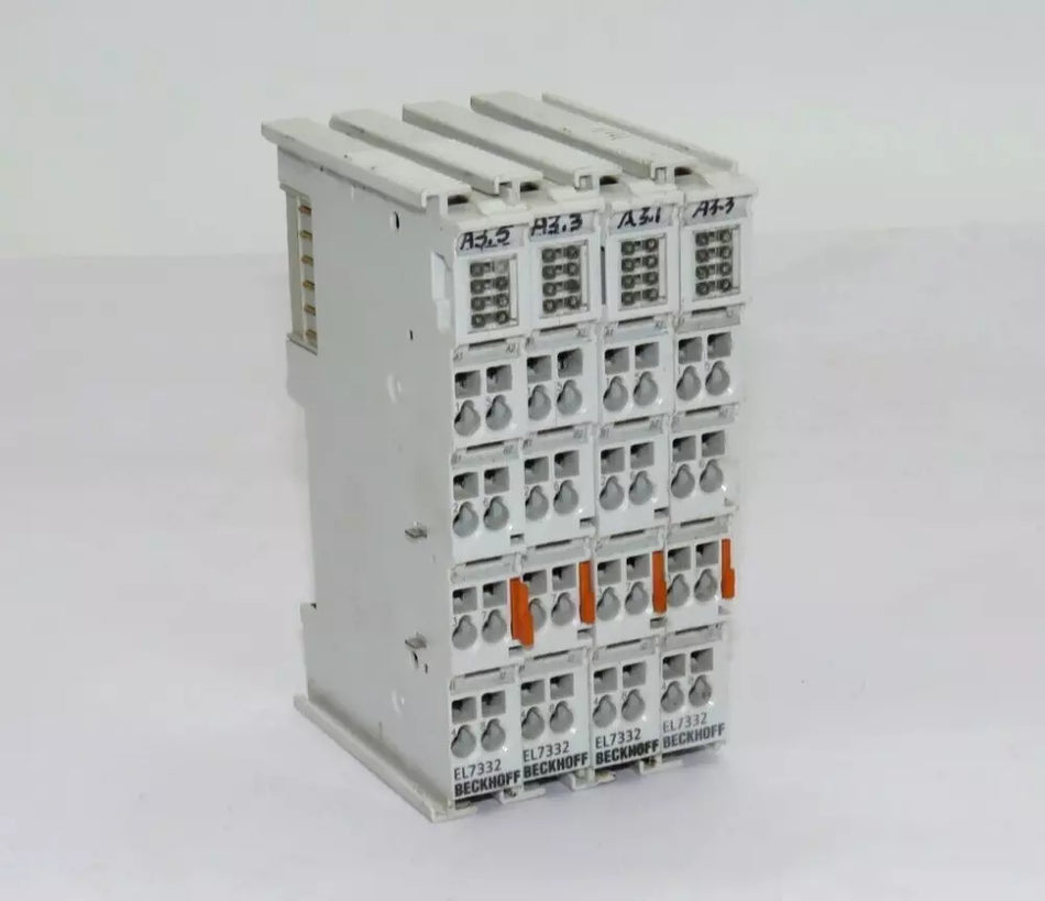 2 PCS Beckhoff EL7332 EtherCAT Terminal 2-Channel PLC Module DC Motor 24V DC 1 A