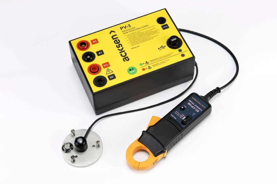 Acksen Electrocorder PV-3 Solar Irradiance Power Recorder 30A, 300A IP65
