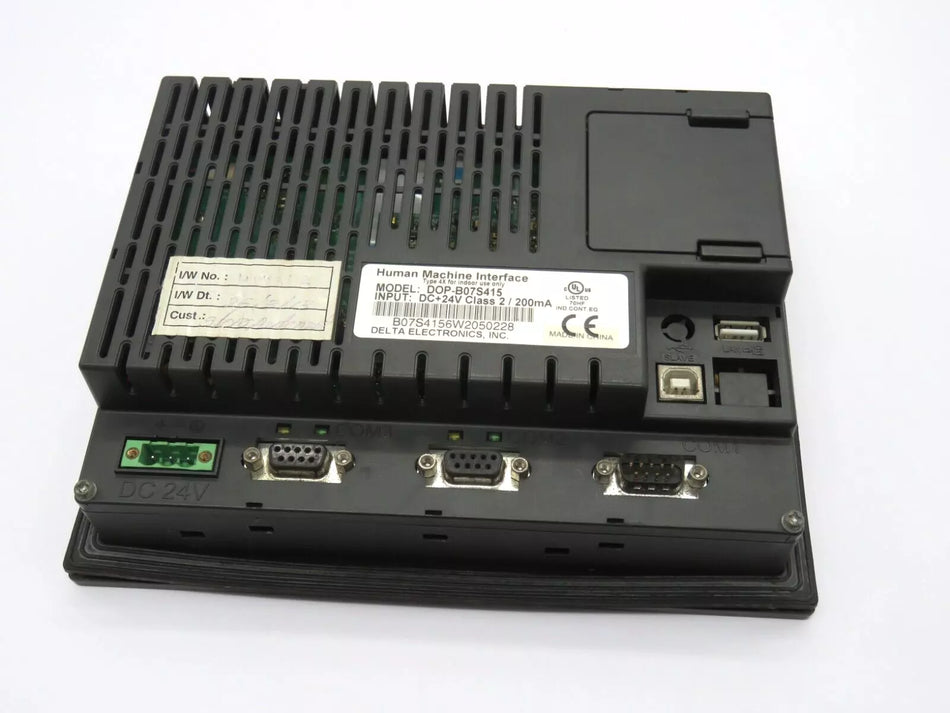 Delta DOP-B07S415 HMI Touchscreen 82MB