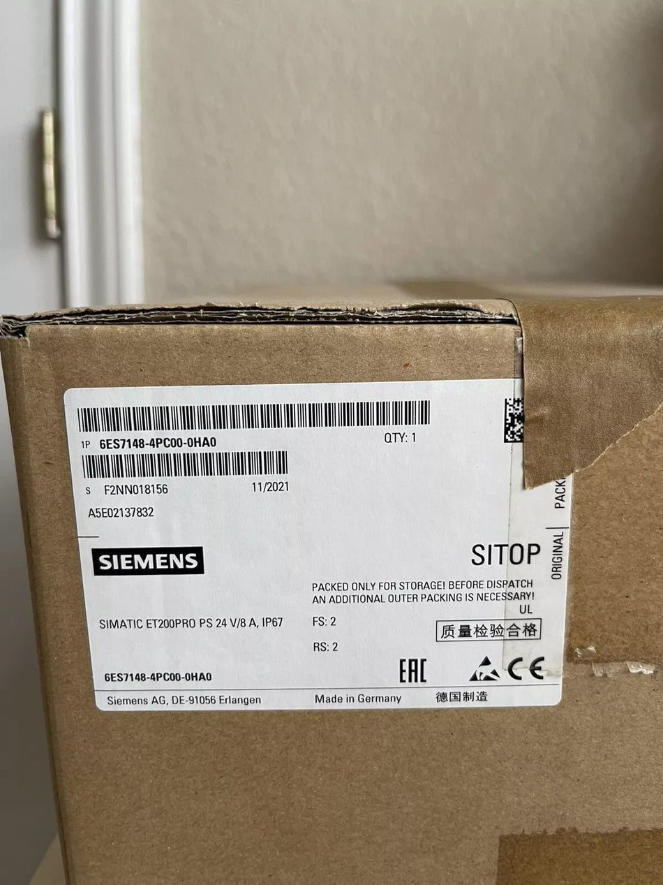 Siemens 6ES7148-4PC00-0HA0 SIMATIC ET200pro