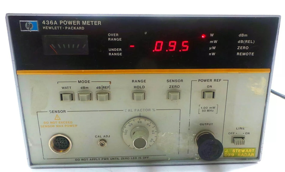 HP Hewlett Packard 436A Power Meter for Accurate Power Measurement