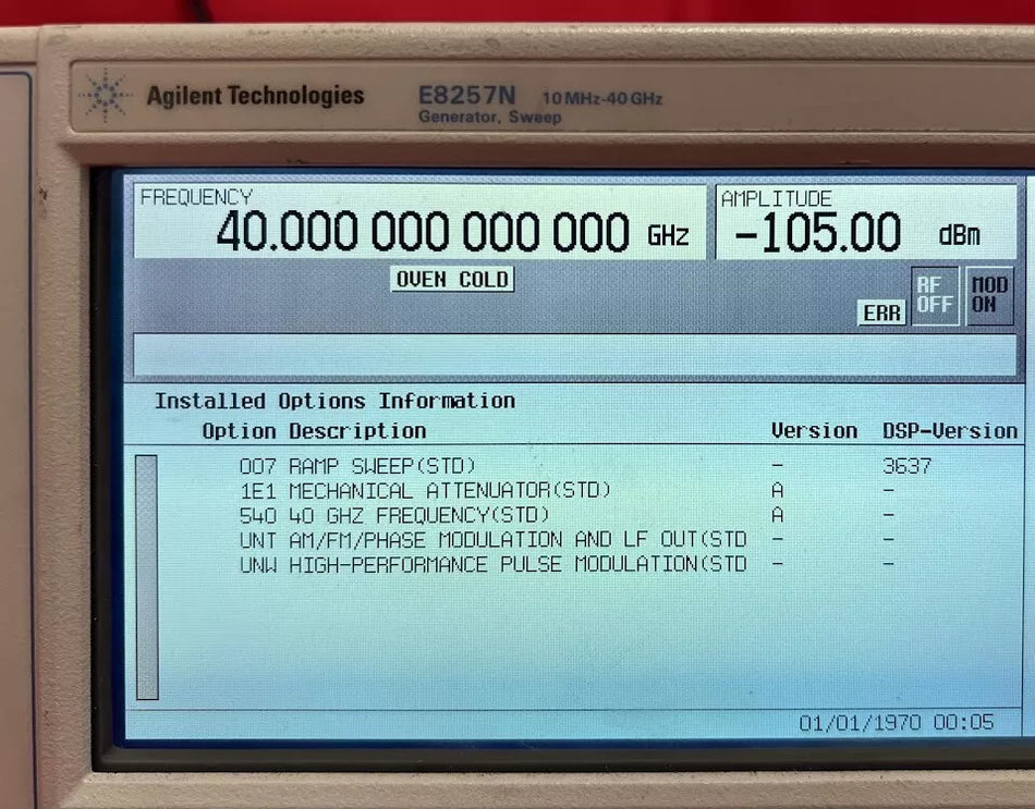 Agilent/Keysight E8257N (E8257D) PSG Sweep Generator SG51500197