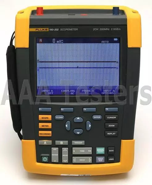 Fluke 190-202 ScopeMeter 2.5GS/s 2 Channel 200MHz Oscilloscope 190 202