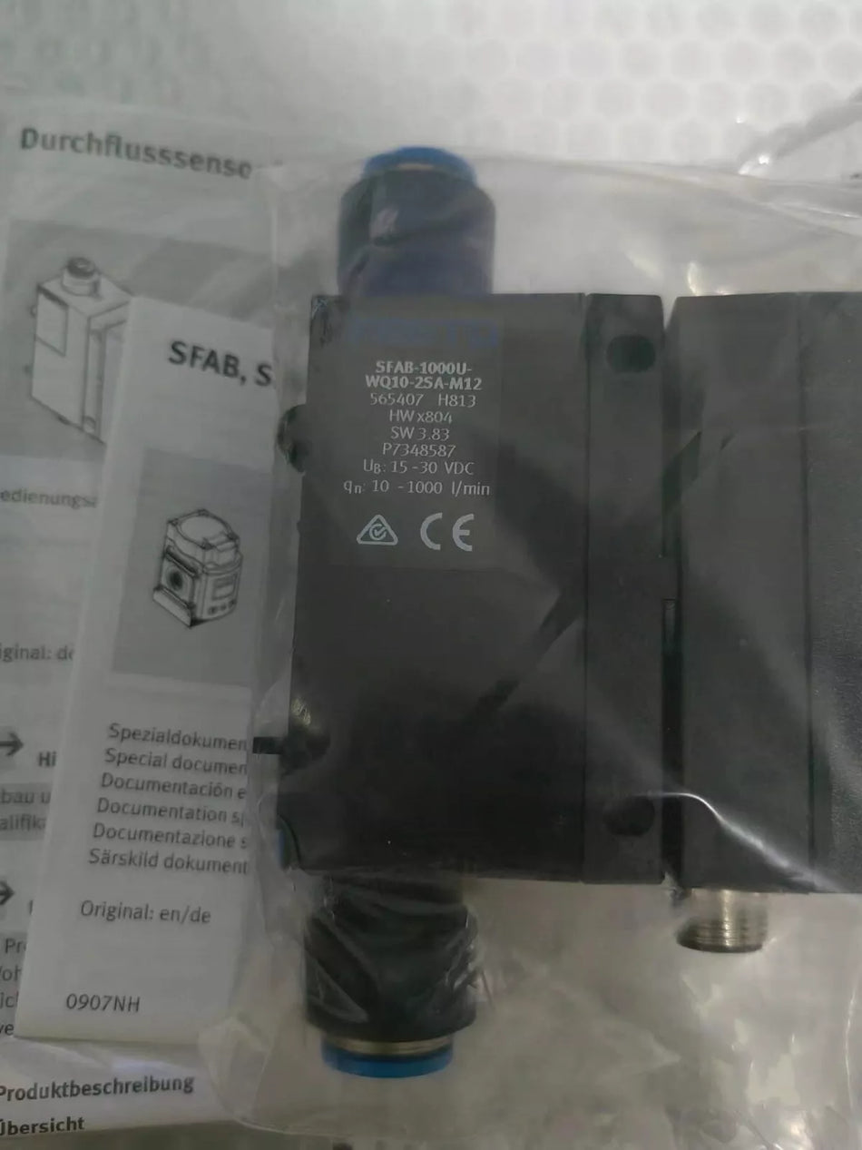 1PC NEW FESTO SFAB-1000U-WQ10-2SA-M12 Flow sensor (DHL or EMS) #N3117 YF
