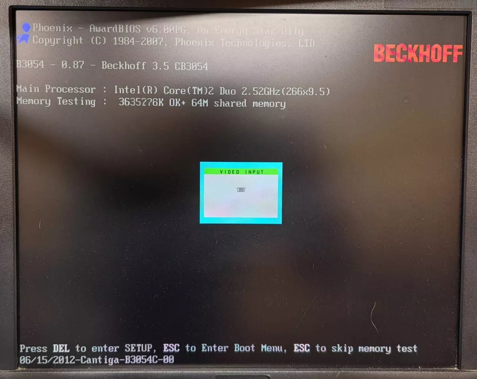 BECKHOFF C6920-0030 Controller with HDD Used & tested