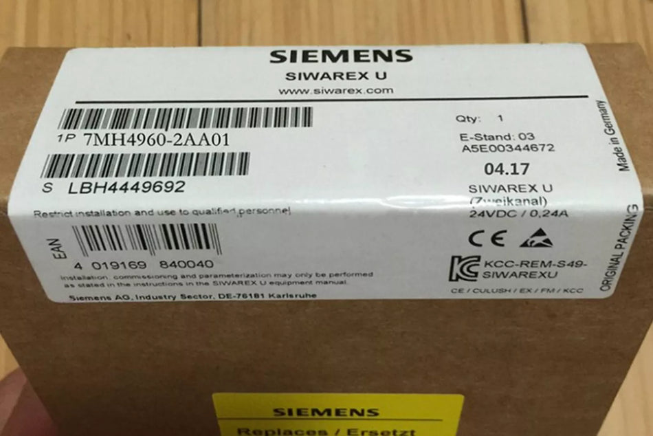 New Siemens 7MH4960-2AA01 7MH4 960-2AA01 In Box - Expedited Shipping