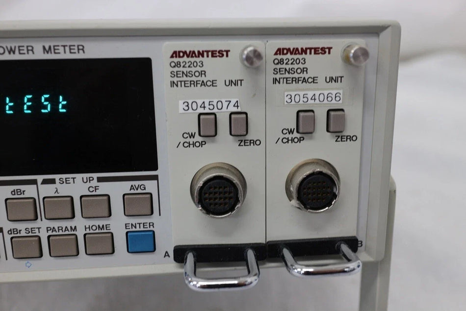 ADVANTEST Q82203 Sensor Interface for Precision Measurement