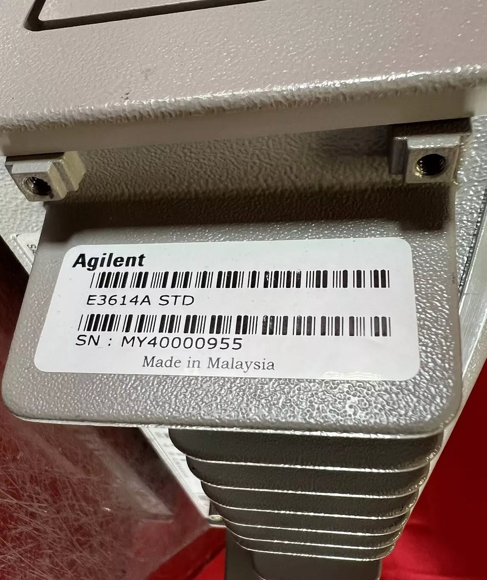 Agilent/Keysight E3614A DC Power Supply, 0 to 8 VDC, 0 to 6 A, SN MY40000955