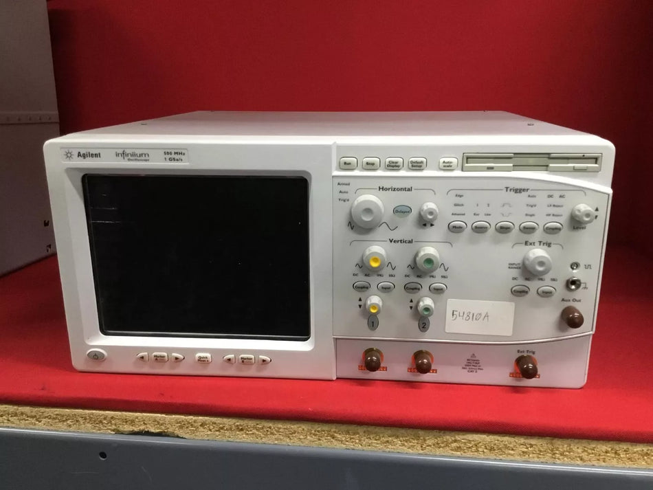 HP - Agilent - Keysight 54810A Oscilloscope, 500 MHz, 2 ch., 1GSa/s US40380129