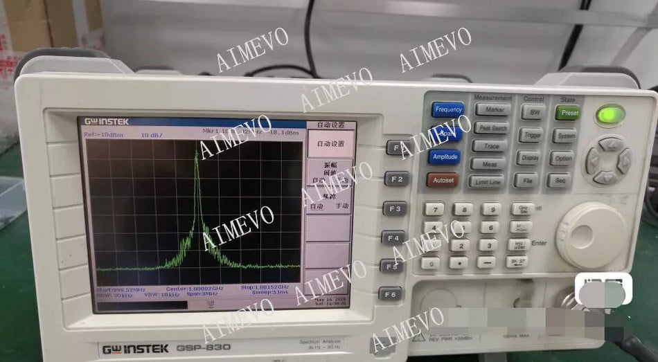 Gw Instek GSP-830 GSP830 Spectrum Analyzer 9k Hz-3G Hz