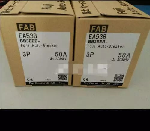 1PC New FUJI EA53B 3P 50A Circuit Breaker In Box