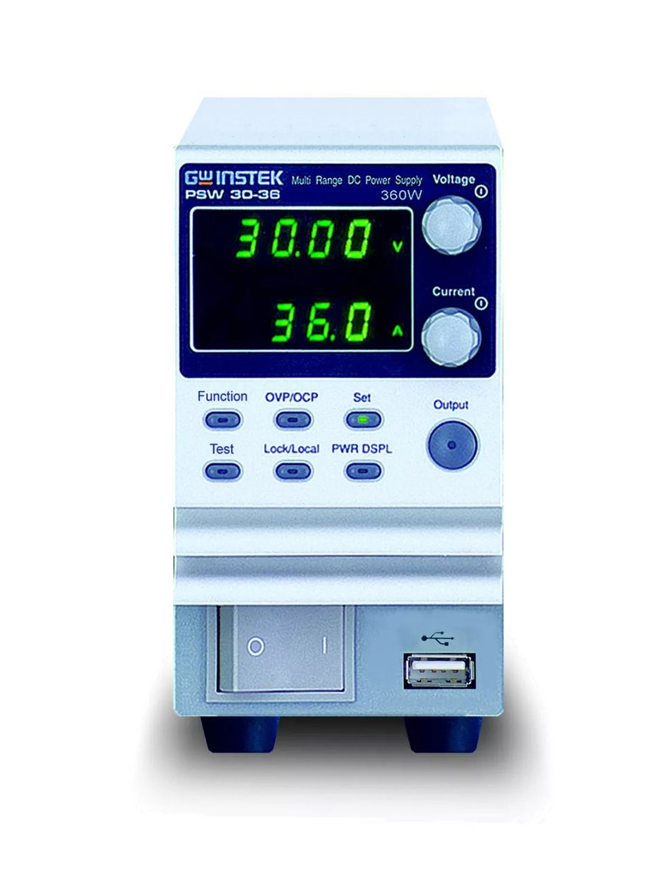 GW Instek PSW 800-1.44 Programmable DC AutoRange Power Supply 800VDC 360W