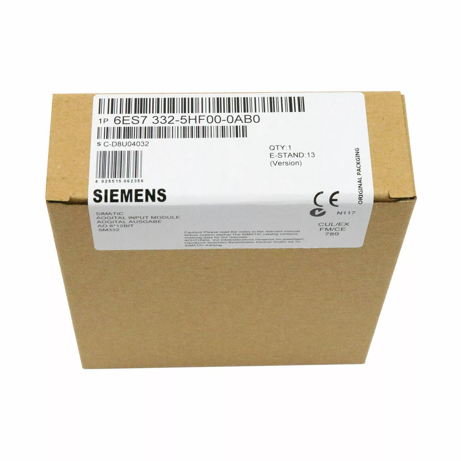 SIEMENS 6ES7332-5HF00-0AB0 6ES7 332-5HF00-0AB0 PLC Module New in Box