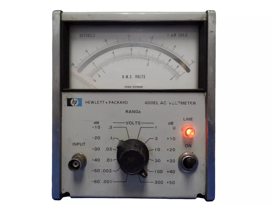 HP Hewlett Packard 400EL AC Voltmeter - Reliable Electrical Testing Tool