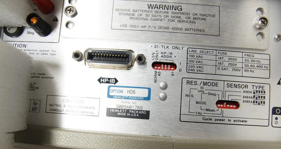 HP 5347A 10Hz-20 GHz Counter & Power Meter with 8481D / 8481A Power Sensors