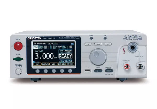 GW Instek GPT-9513 Hi-Pot Tester 8 Channel 150VA Hipot Safety Tester AC/DC/IR