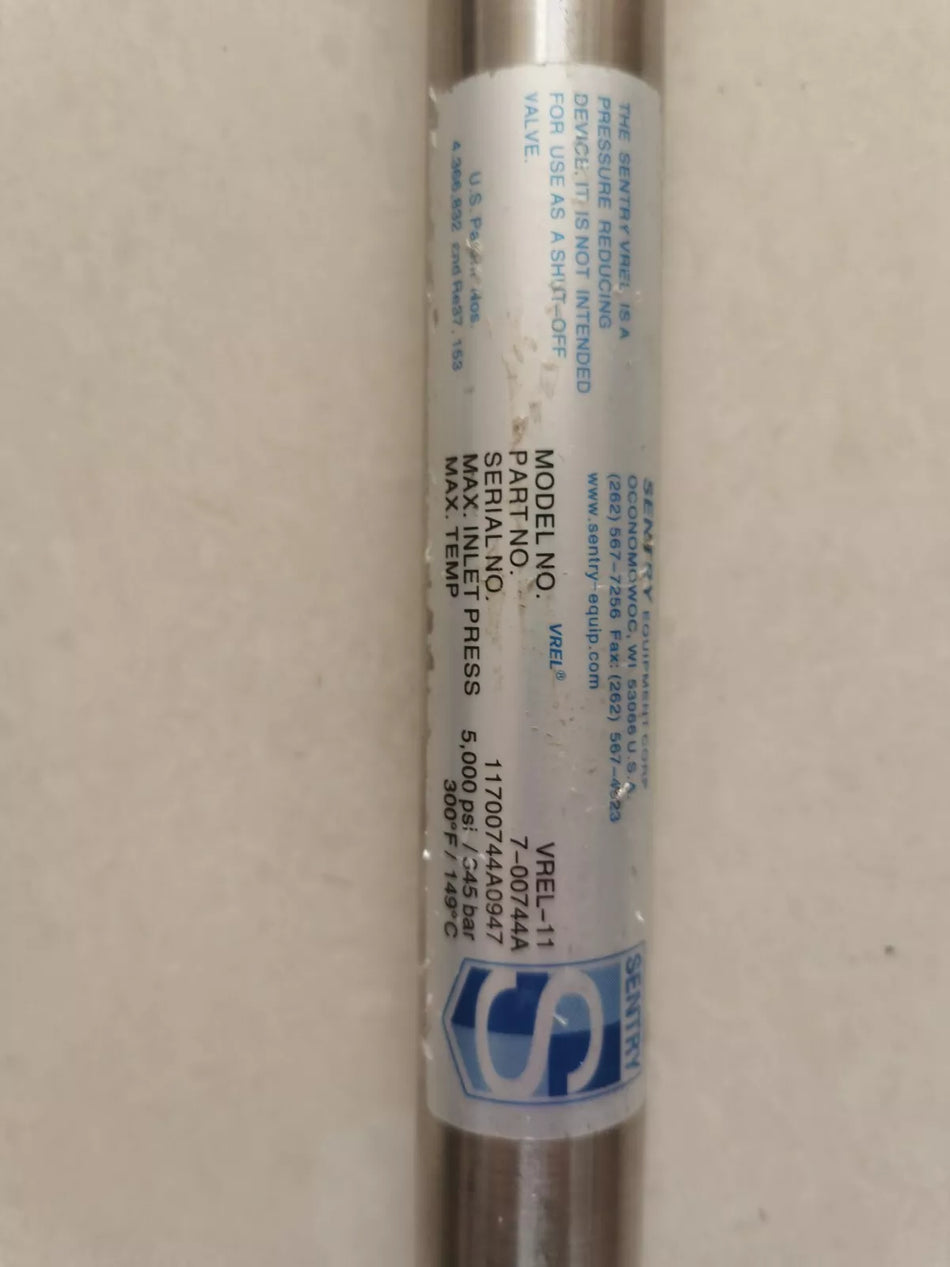 1PC For SENTRY VREL-11 7-00744A used VREL11 C-18-2-011