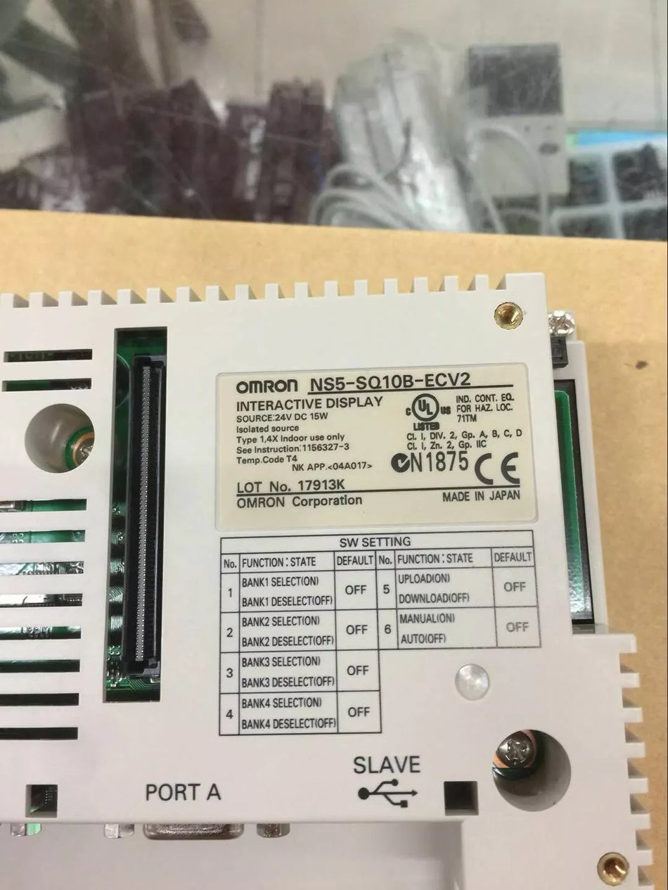 OMRON NS5-SQ10B-ECV2 Touch Panel - New in Box, Expedited Shipping